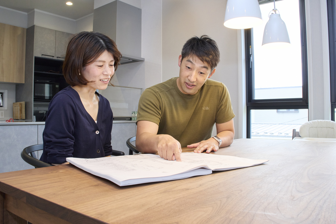 お休みの日にはホームパーティーも開きたい、こだわりのLDK