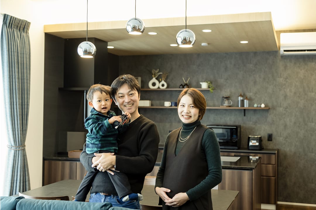 100点満点の家づくりを実現した、S様ご夫婦。笑顔あふれる毎日を送られています