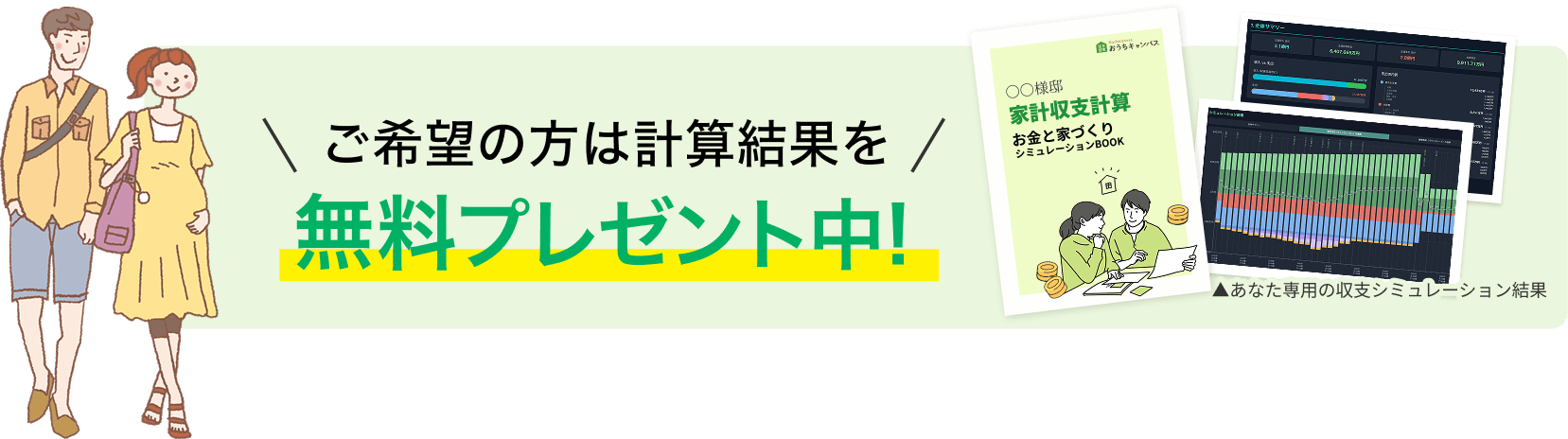 お聞きしたご予算内で、資金計画をご提案します。
