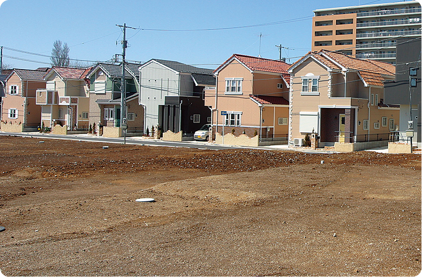 ご希望のエリアから土地を探します。