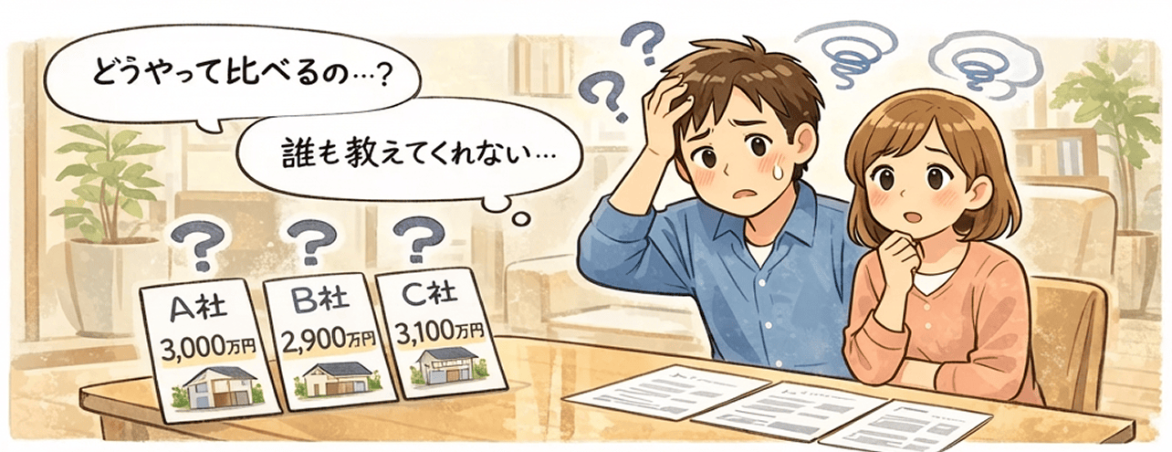 どうやって比べるの？誰も教えてくれない...