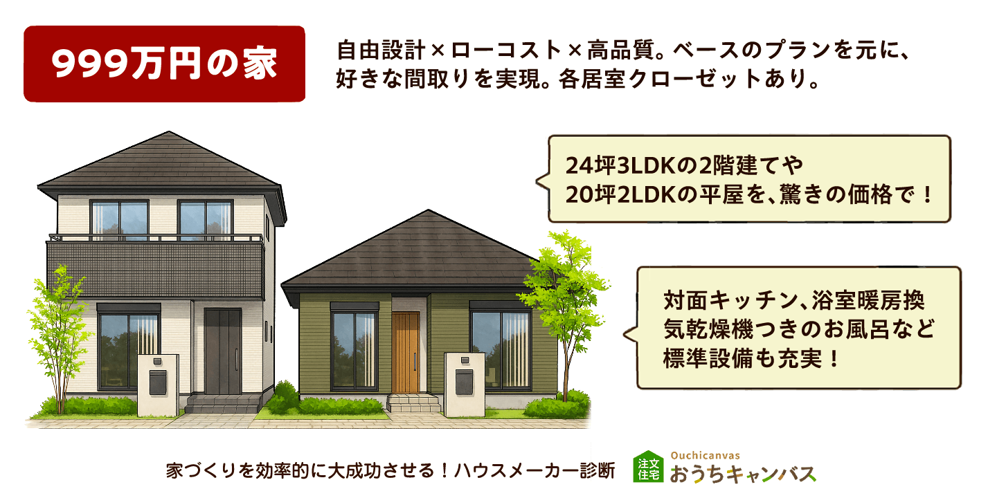 999万円の家