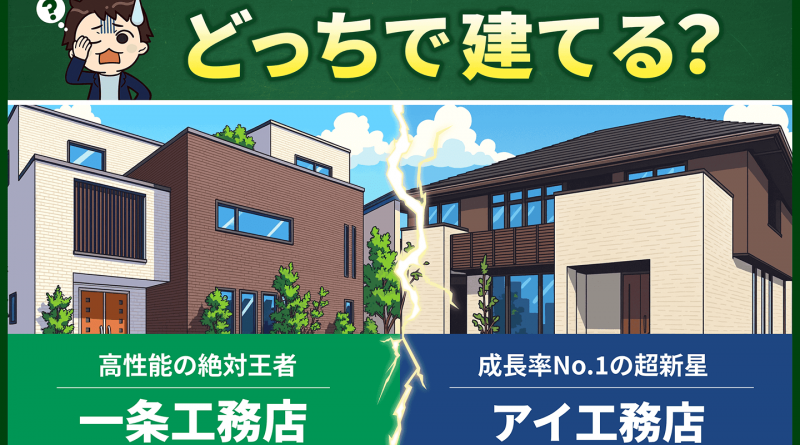 【アイ工務店 vs 一条工務店】究極の2択を徹底比較！後悔しない選び方と決定的な違い