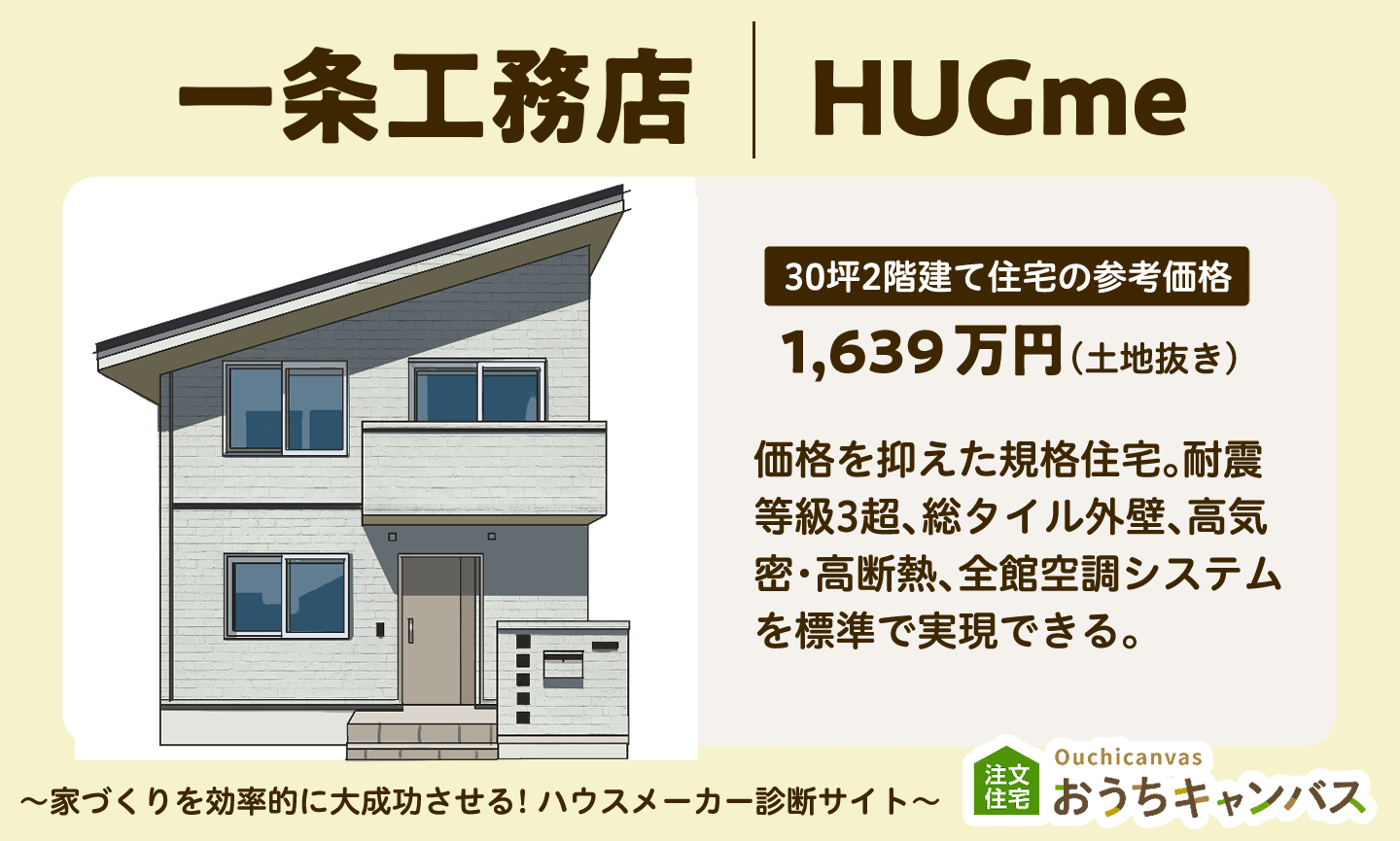 一条工務店のHUGme