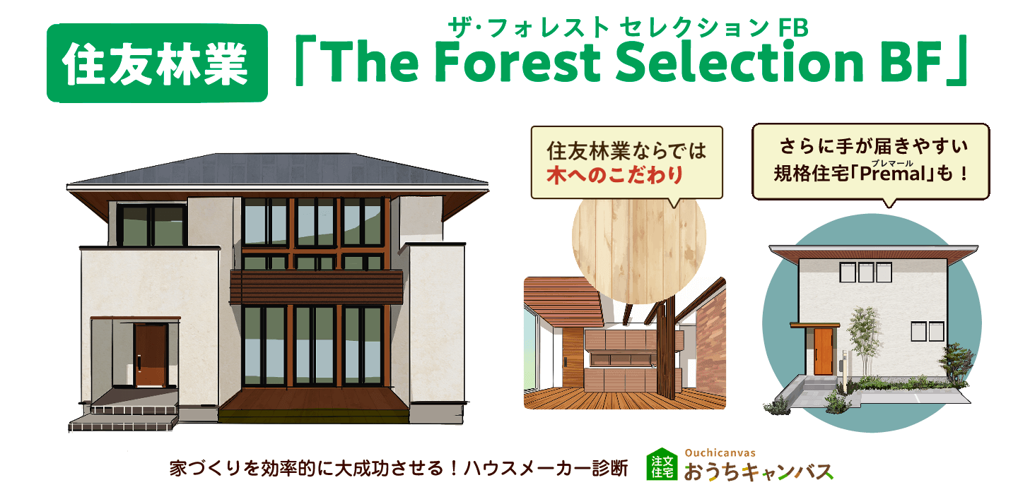 住友林業の「Forest Selection BF」「Premal」