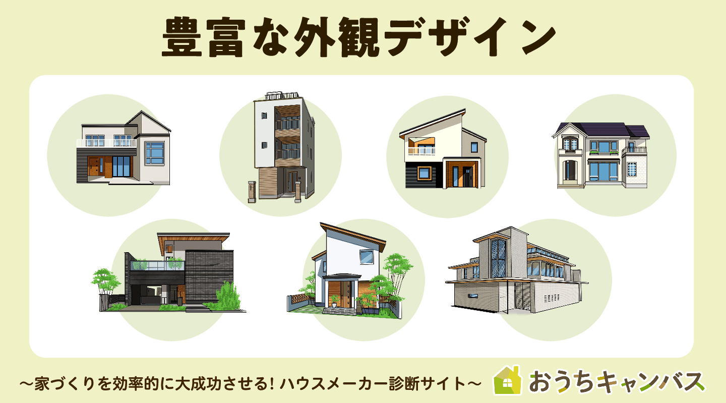 三井ホームの外観デザイン