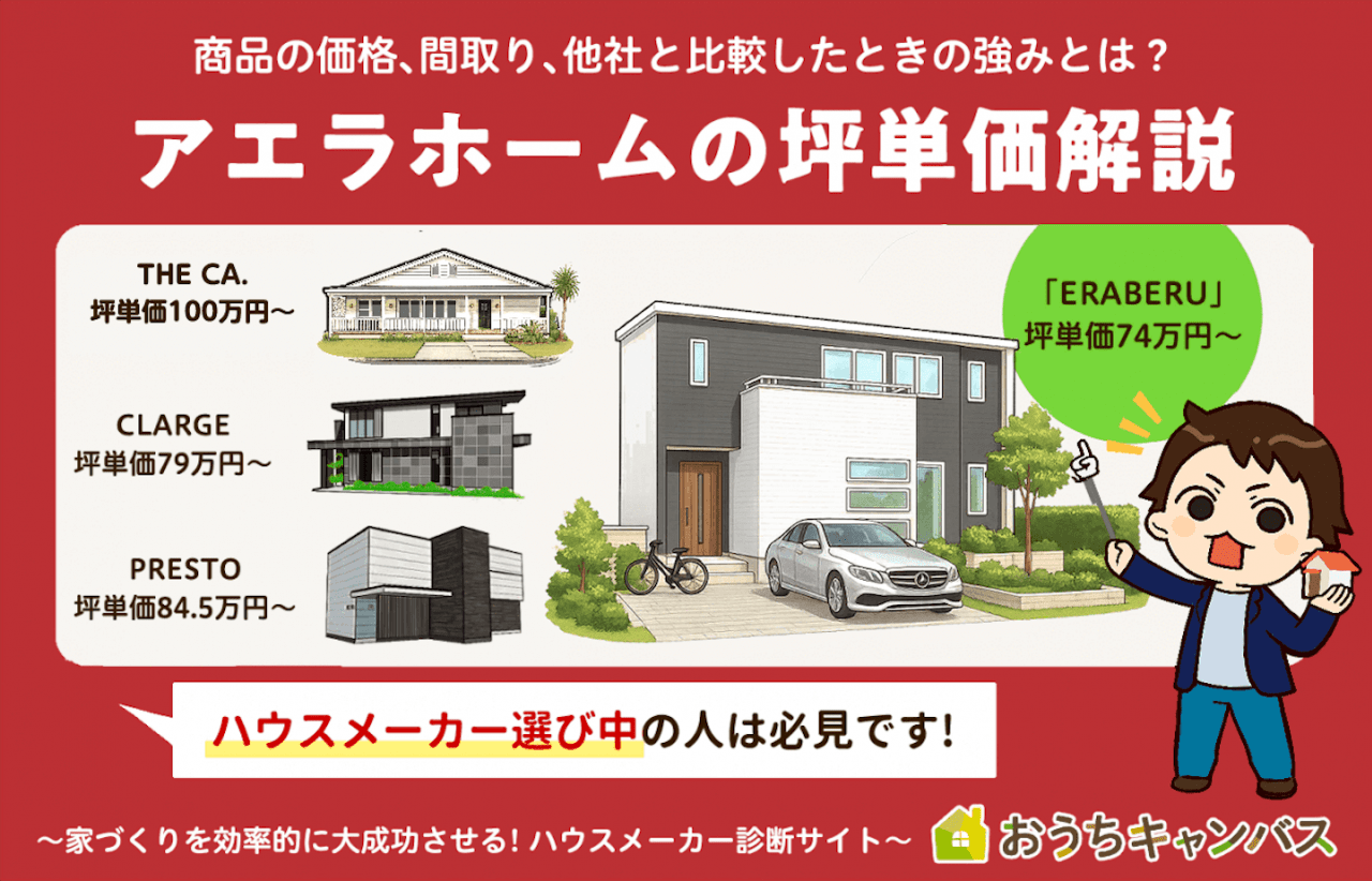 アエラホームの坪単価解説