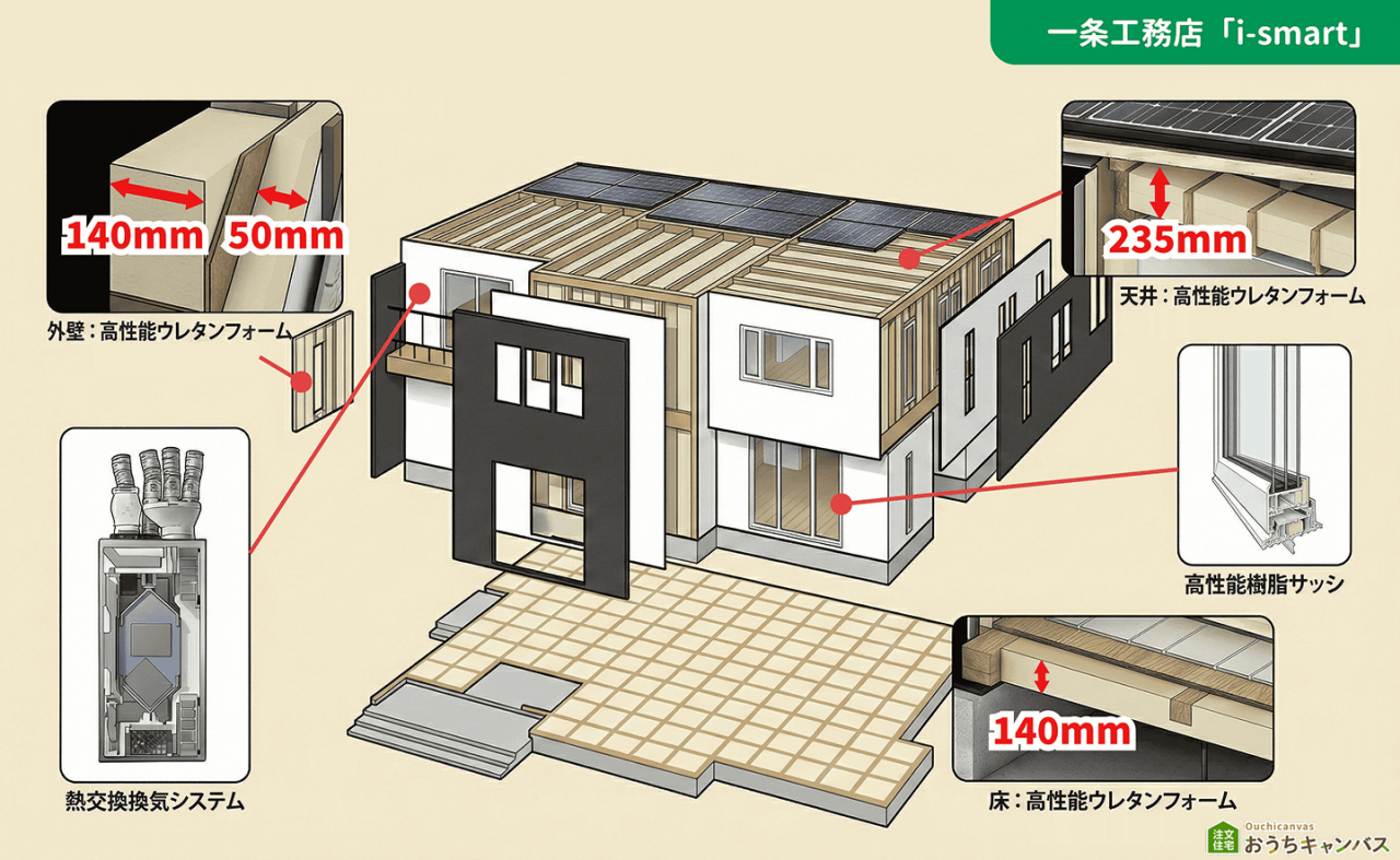 一条工務店の高い断熱性