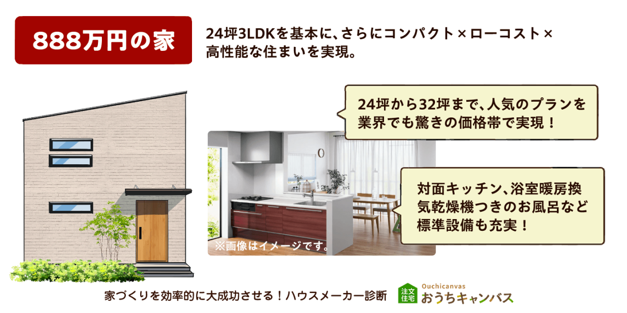 888万円の家