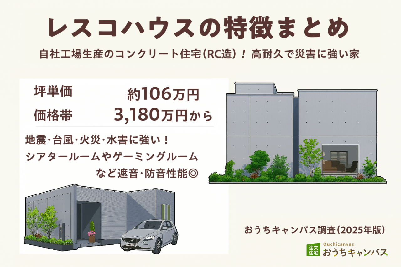 レスコハウスの特徴まとめ